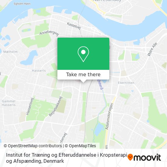Institut for Træning og Efteruddannelse i Kropsterapi og Afspænding map