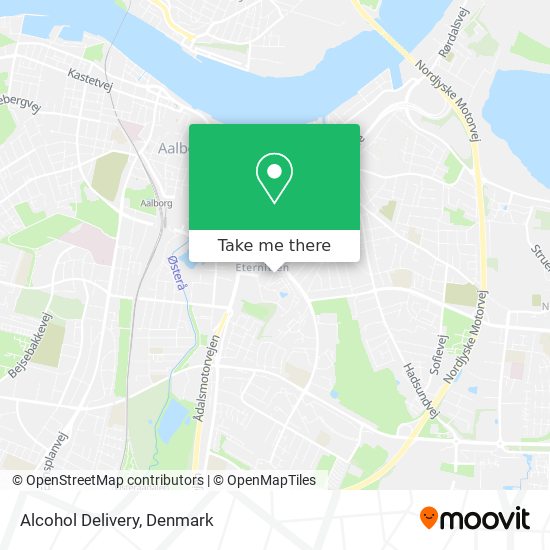 Alcohol Delivery map