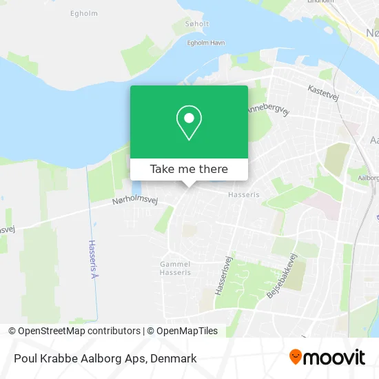 Poul Krabbe Aalborg Aps map