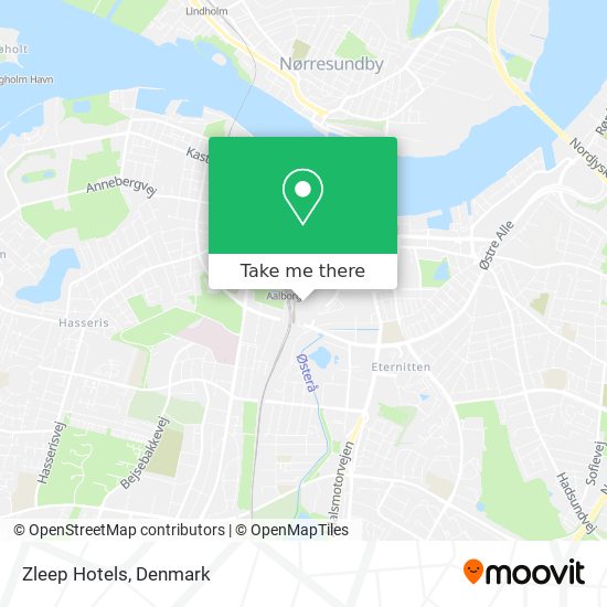 Zleep Hotels map