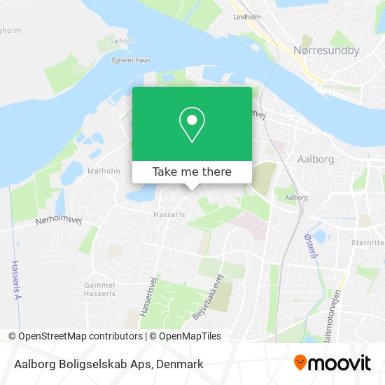 Aalborg Boligselskab Aps map