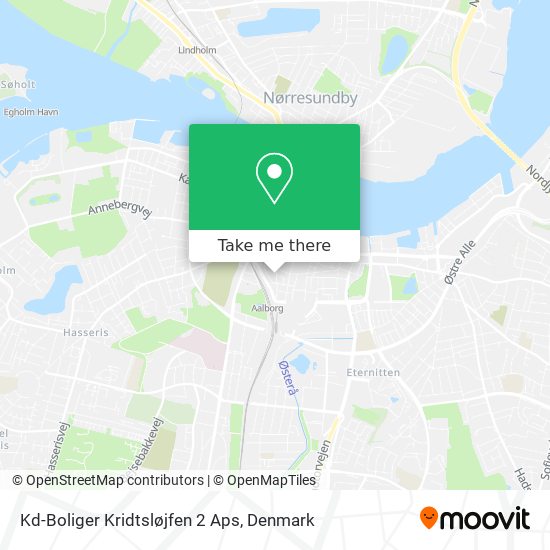 Kd-Boliger Kridtsløjfen 2 Aps map