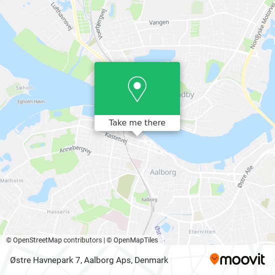 Østre Havnepark 7, Aalborg Aps map