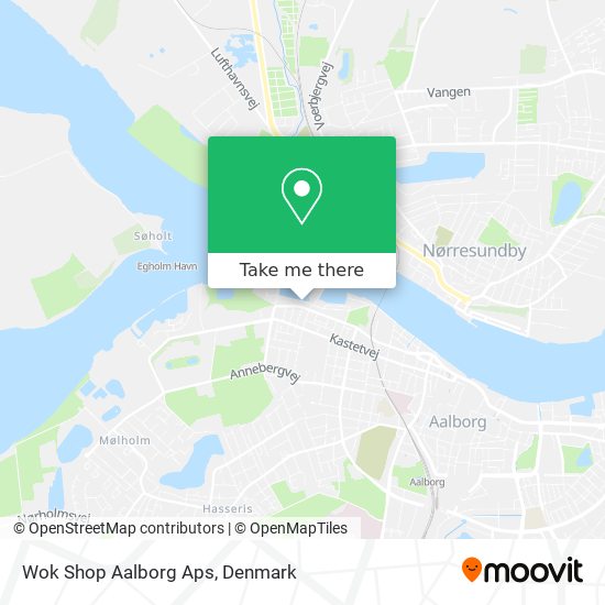 Wok Shop Aalborg Aps map