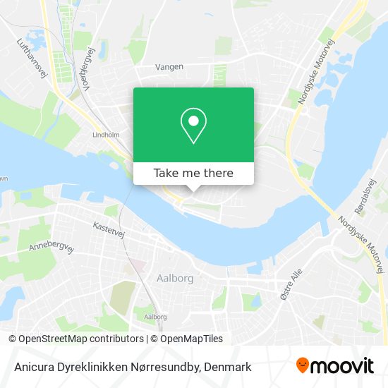 Anicura Dyreklinikken Nørresundby map