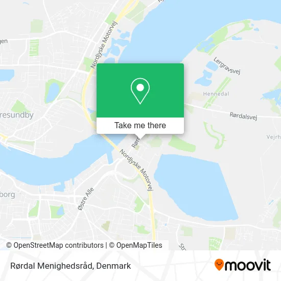 Rørdal Menighedsråd map