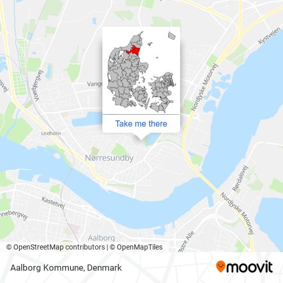 Aalborg Kommune map