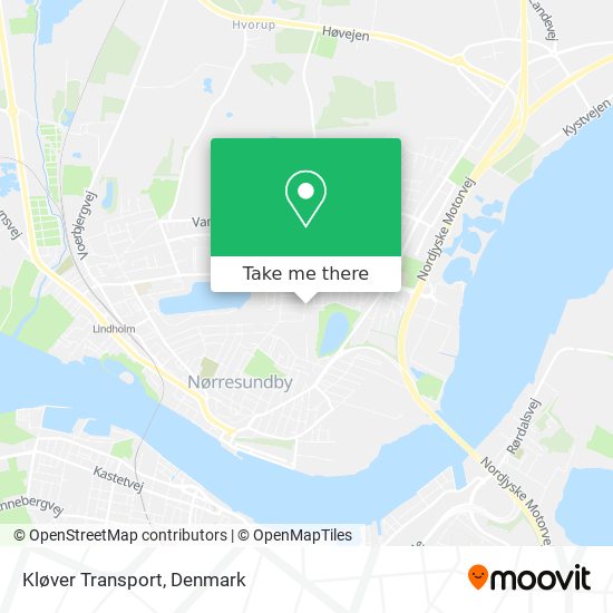 Kløver Transport map