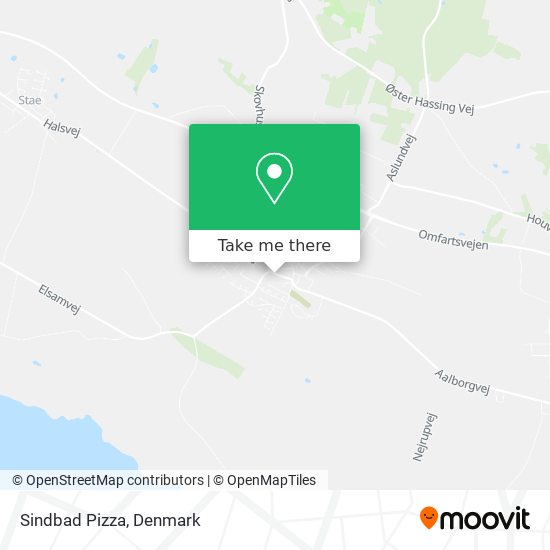 Sindbad Pizza map
