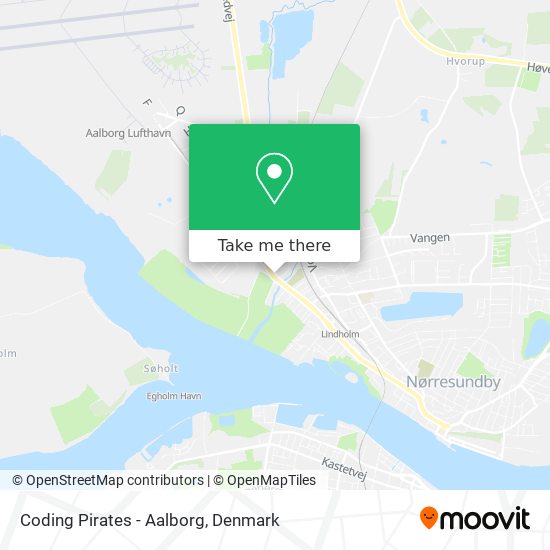 Coding Pirates - Aalborg map