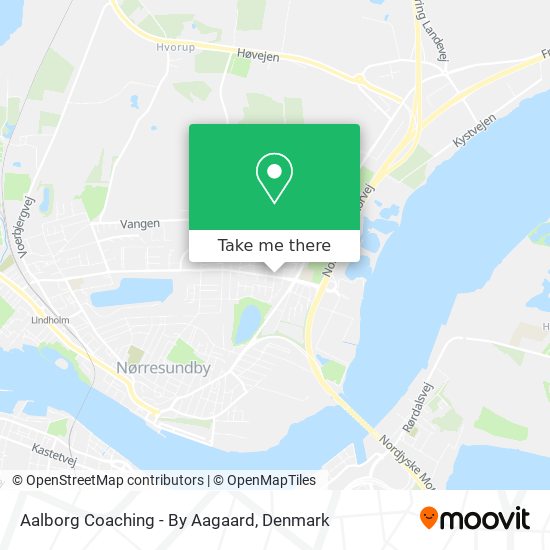 Aalborg Coaching - By Aagaard map