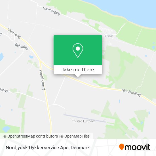 Nordjydsk Dykkerservice Aps map
