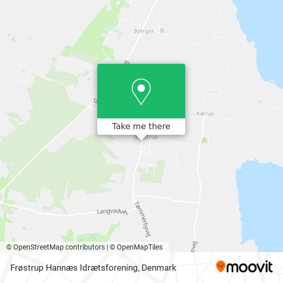 Frøstrup Hannæs Idrætsforening map