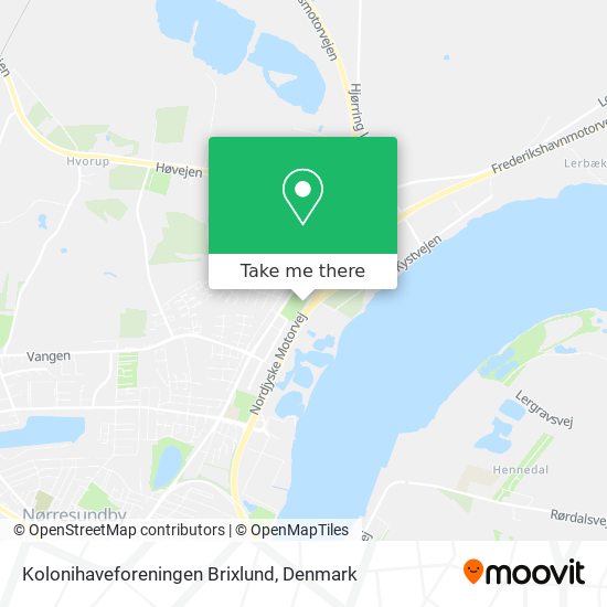 Kolonihaveforeningen Brixlund map
