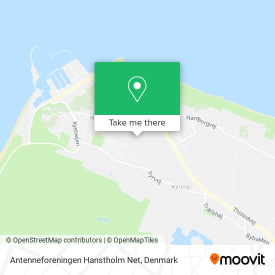 Antenneforeningen Hanstholm Net map