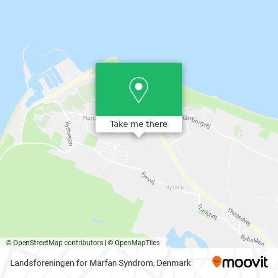 Landsforeningen for Marfan Syndrom map