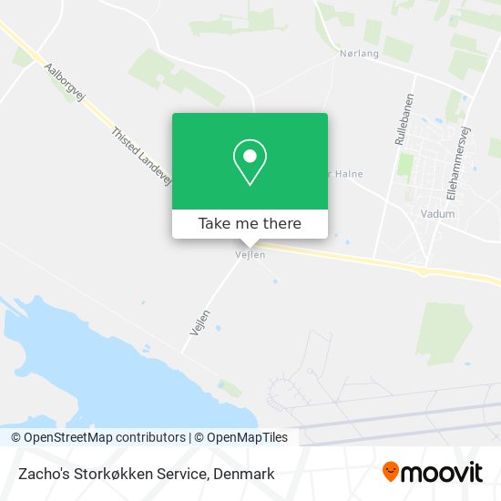 Zacho's Storkøkken Service map