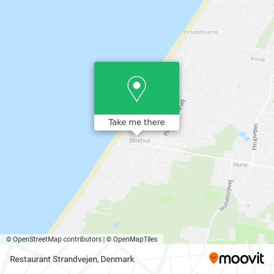 Restaurant Strandvejen map