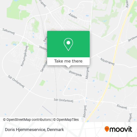 Doris Hjemmeservice map