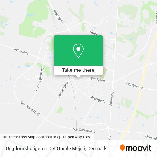 Ungdomsboligerne Det Gamle Mejeri map