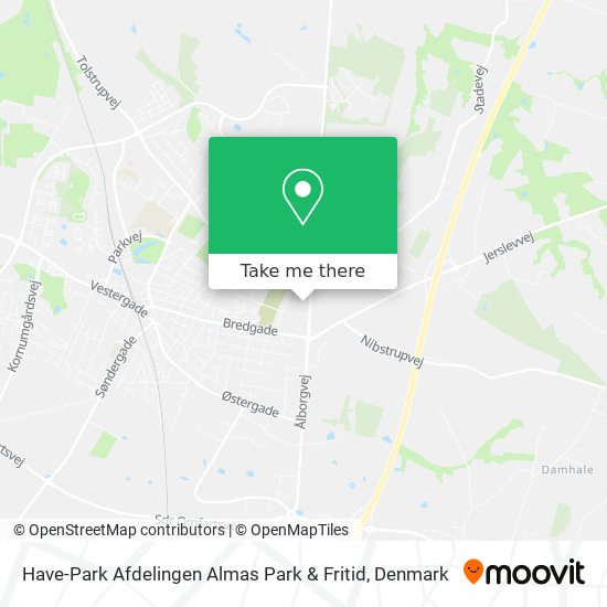 Have-Park Afdelingen Almas Park & Fritid map