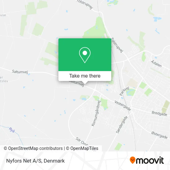 Nyfors Net A/S map