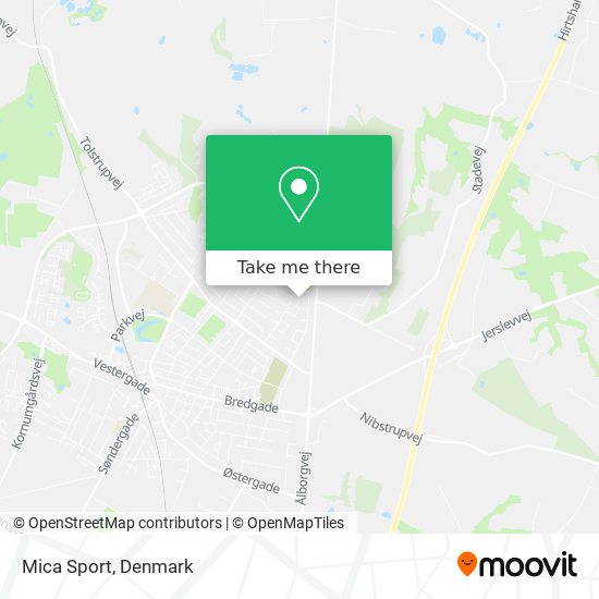 Mica Sport map