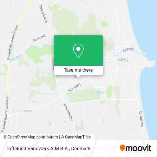 Toftelund Vandværk A.M.B.A. map