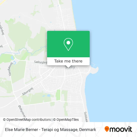 Else Marie Berner - Terapi og Massage map