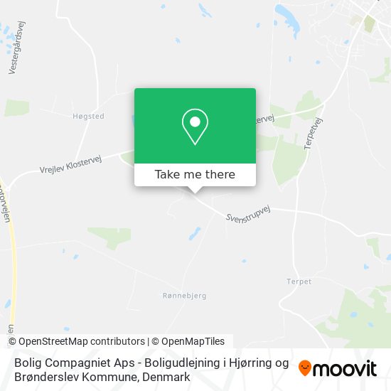 Bolig Compagniet Aps - Boligudlejning i Hjørring og Brønderslev Kommune map