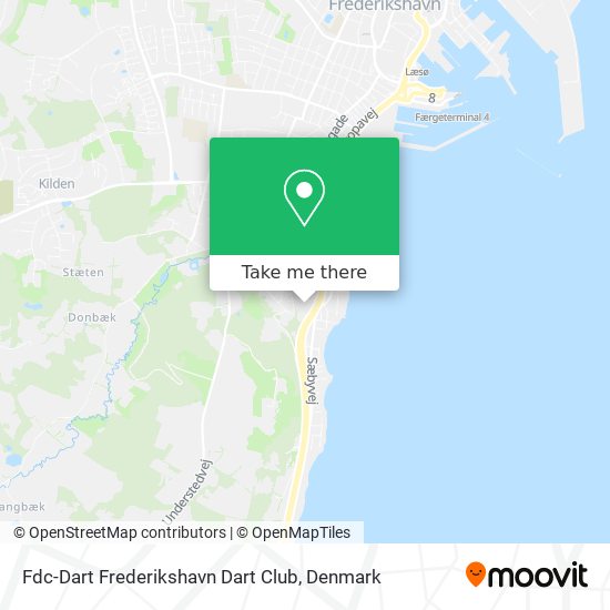 Fdc-Dart Frederikshavn Dart Club map