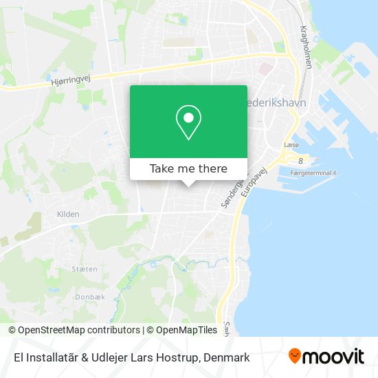 El Installatãr & Udlejer Lars Hostrup map