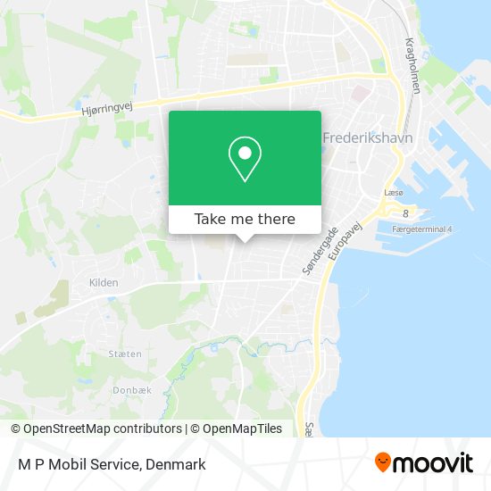 M P Mobil Service map