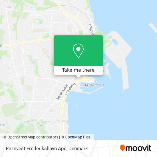 Re Invest Frederikshavn Aps map