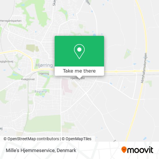 Mille's Hjemmeservice map