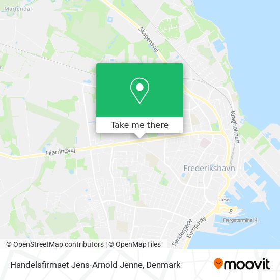 Handelsfirmaet Jens-Arnold Jenne map