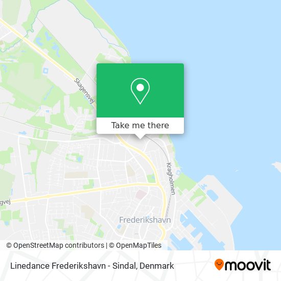 Linedance Frederikshavn - Sindal map