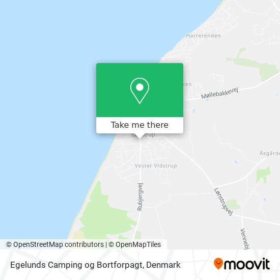 Egelunds Camping og Bortforpagt map