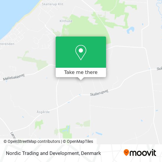 Nordic Trading and Development map