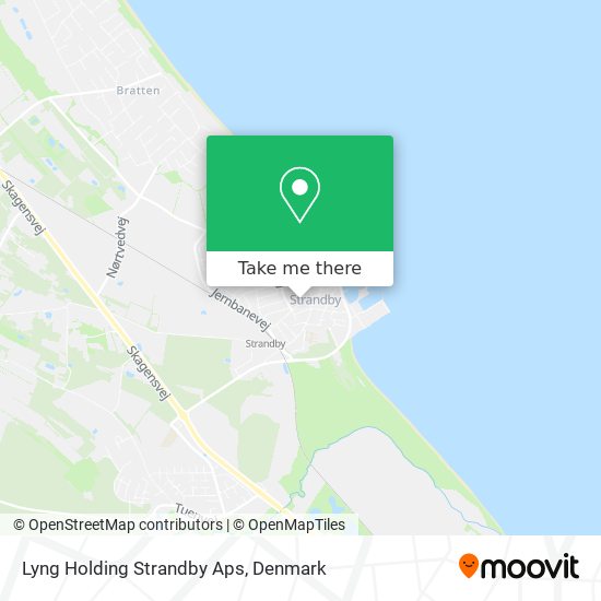 Lyng Holding Strandby Aps map