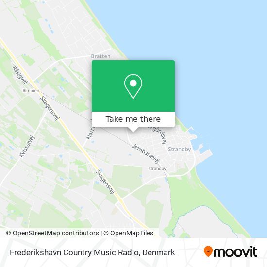 Frederikshavn Country Music Radio map