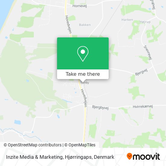 Inzite Media & Marketing, Hjørringaps map