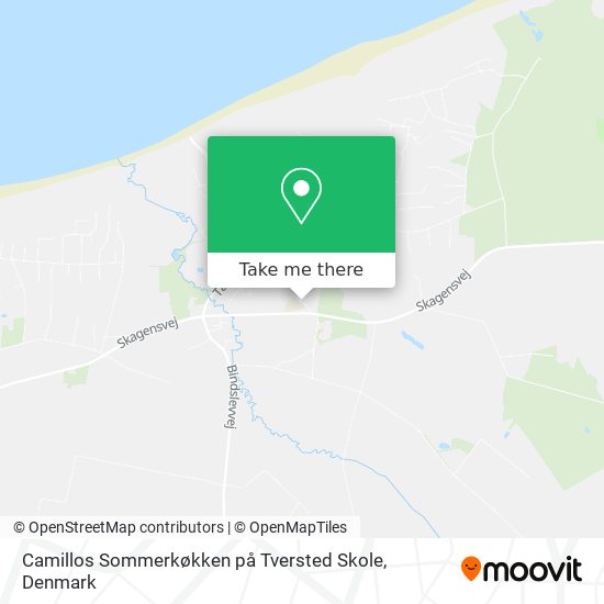 Camillos Sommerkøkken på Tversted Skole map