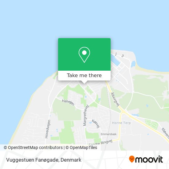 Vuggestuen Fanøgade map