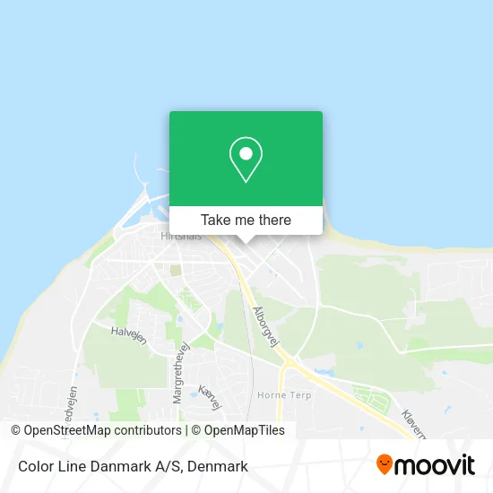 Color Line Danmark A/S map