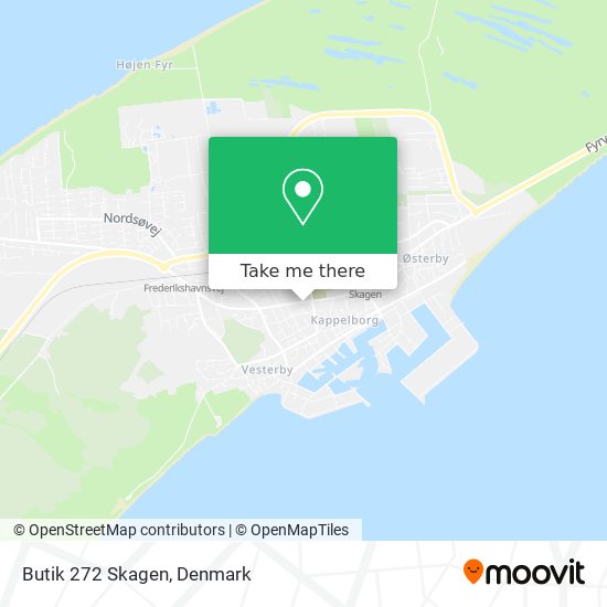 Butik 272 Skagen map