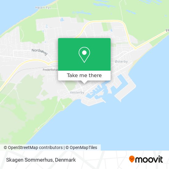 Skagen Sommerhus map