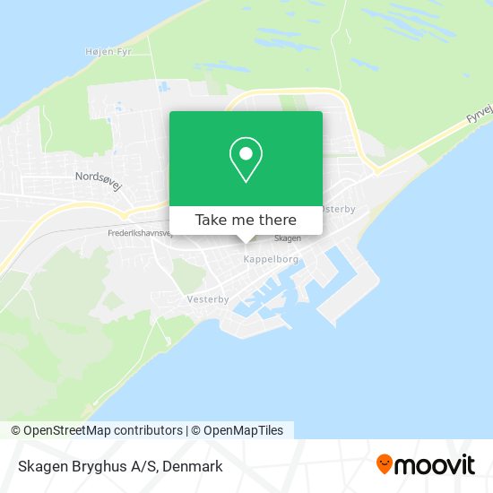 Skagen Bryghus A/S map