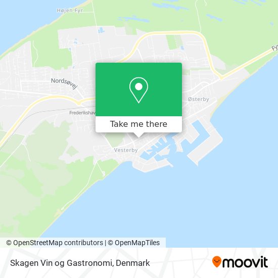 Skagen Vin og Gastronomi map