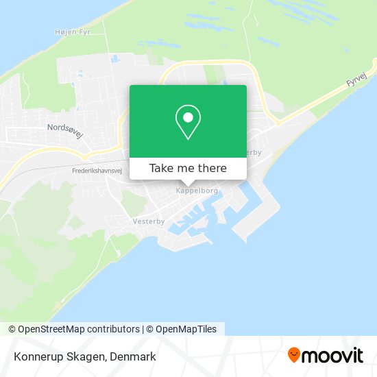 Konnerup Skagen map